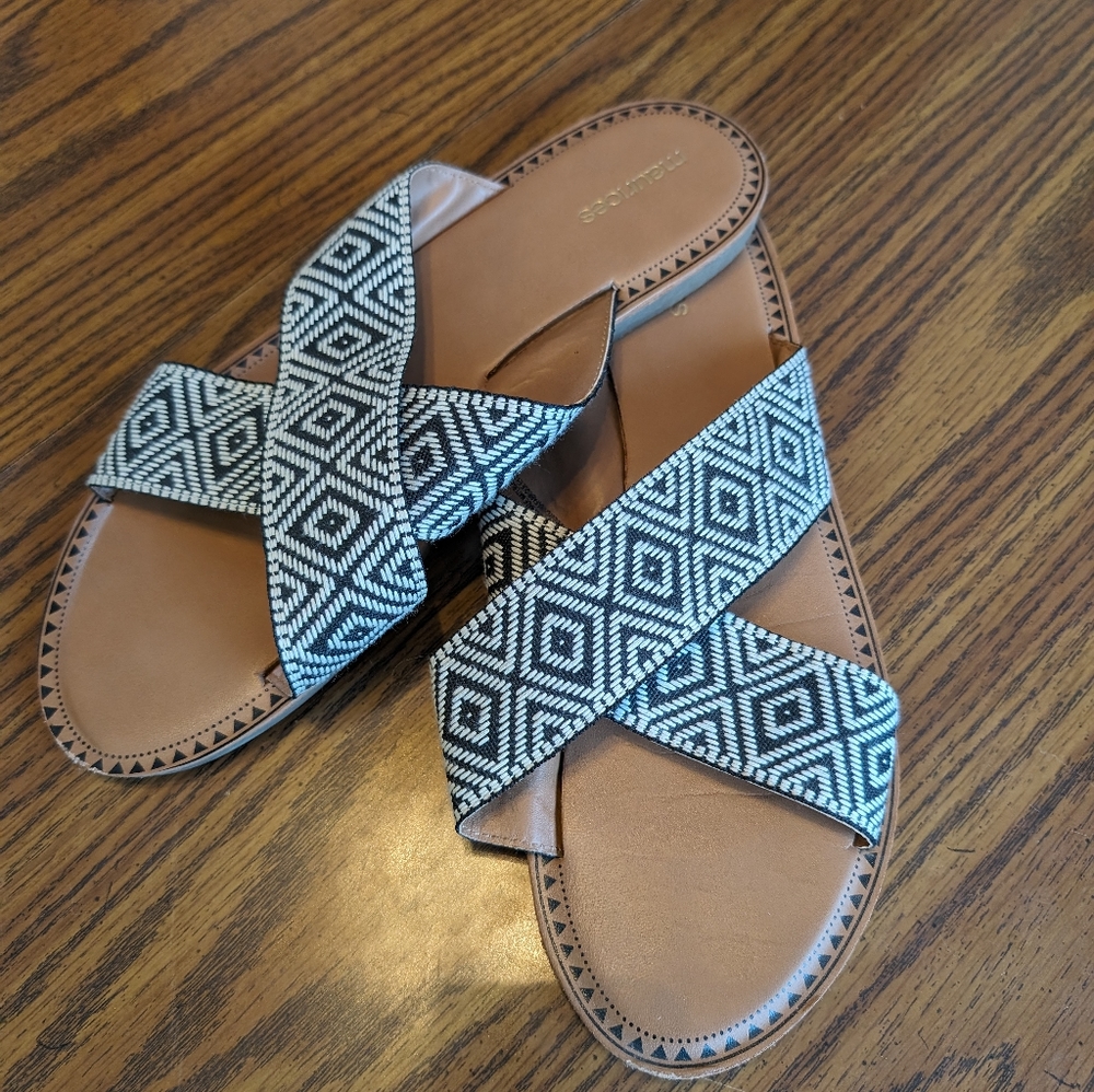Women's Maurices Brand Slide Sandals Size 10